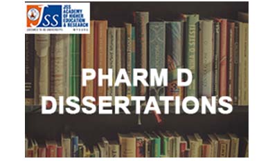 Pharm D Dissertation